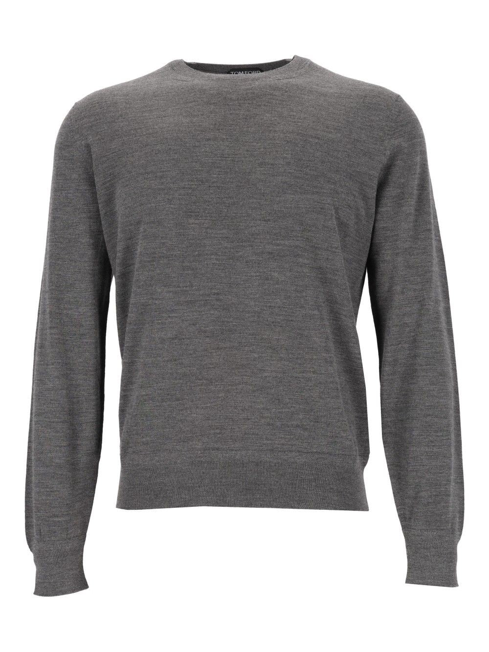 Tom Ford Fine-Weave Wool Sweater - Grey
