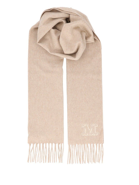 Max Mara Fringed Scarf - Beige