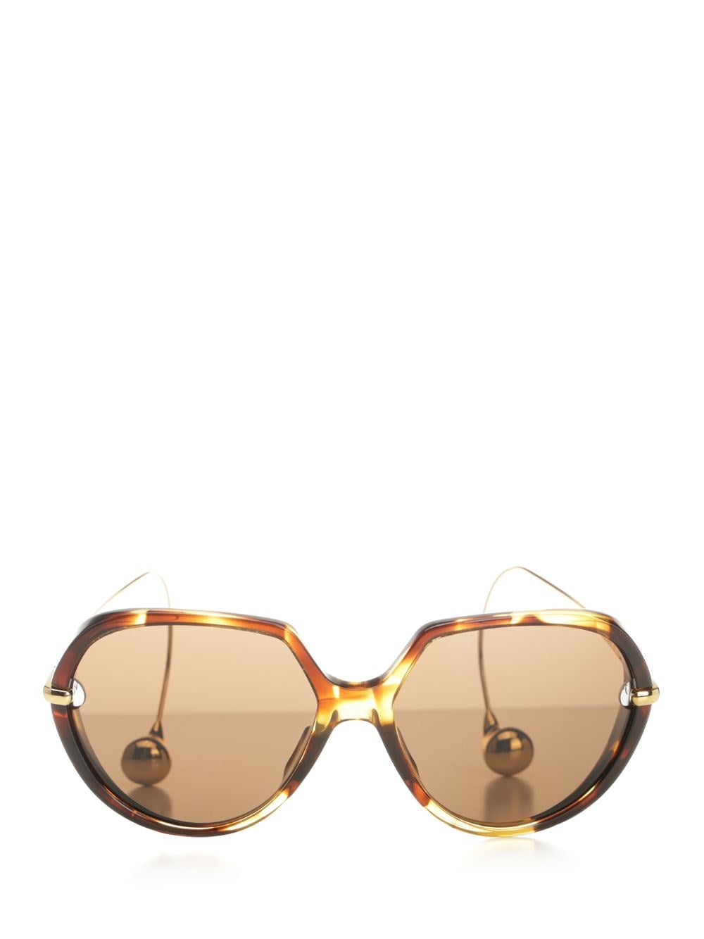 Bottega Veneta "Drop" Sunglasses - Brown