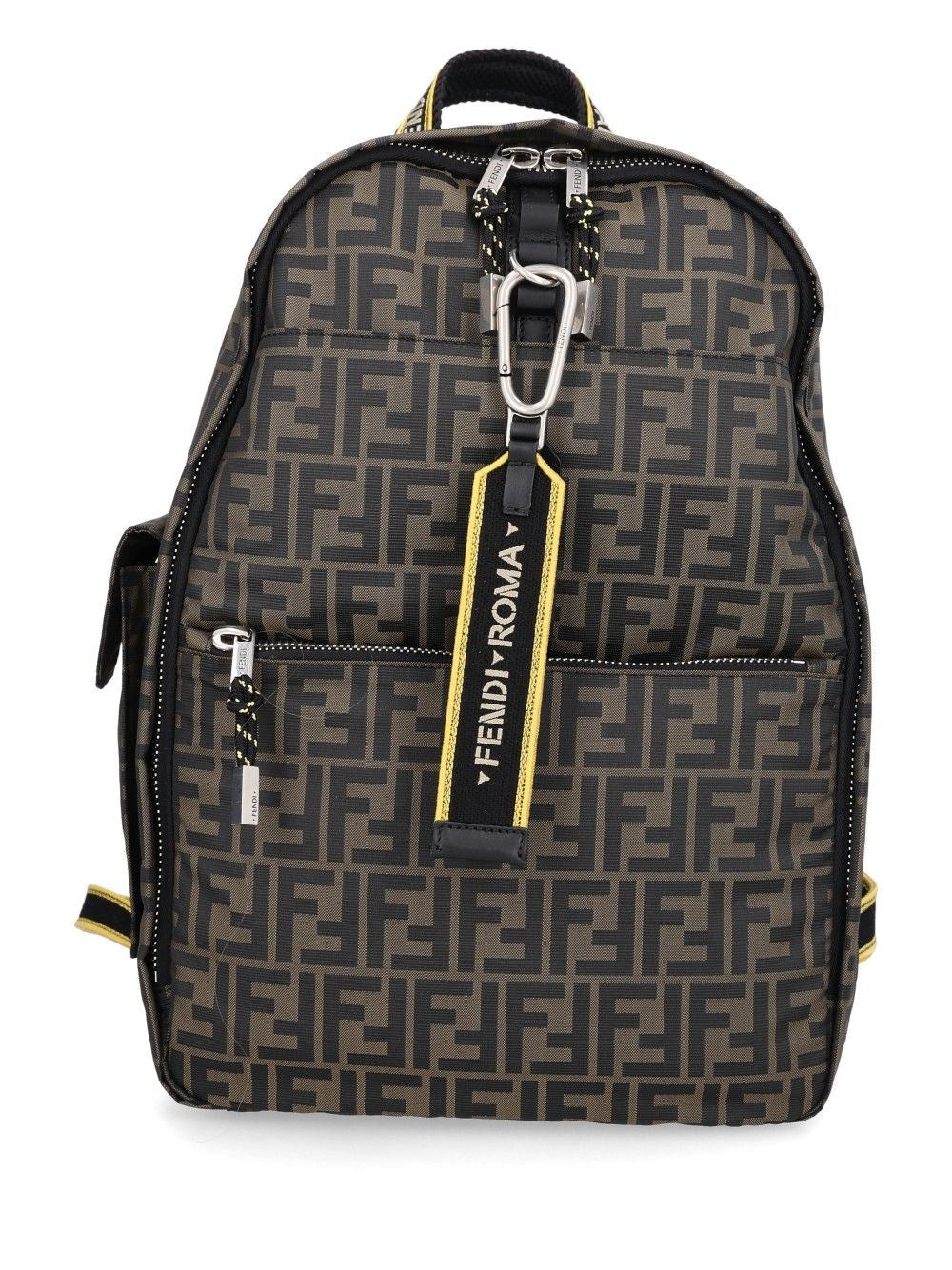 Fendi Fendi Climb Backpack - Black