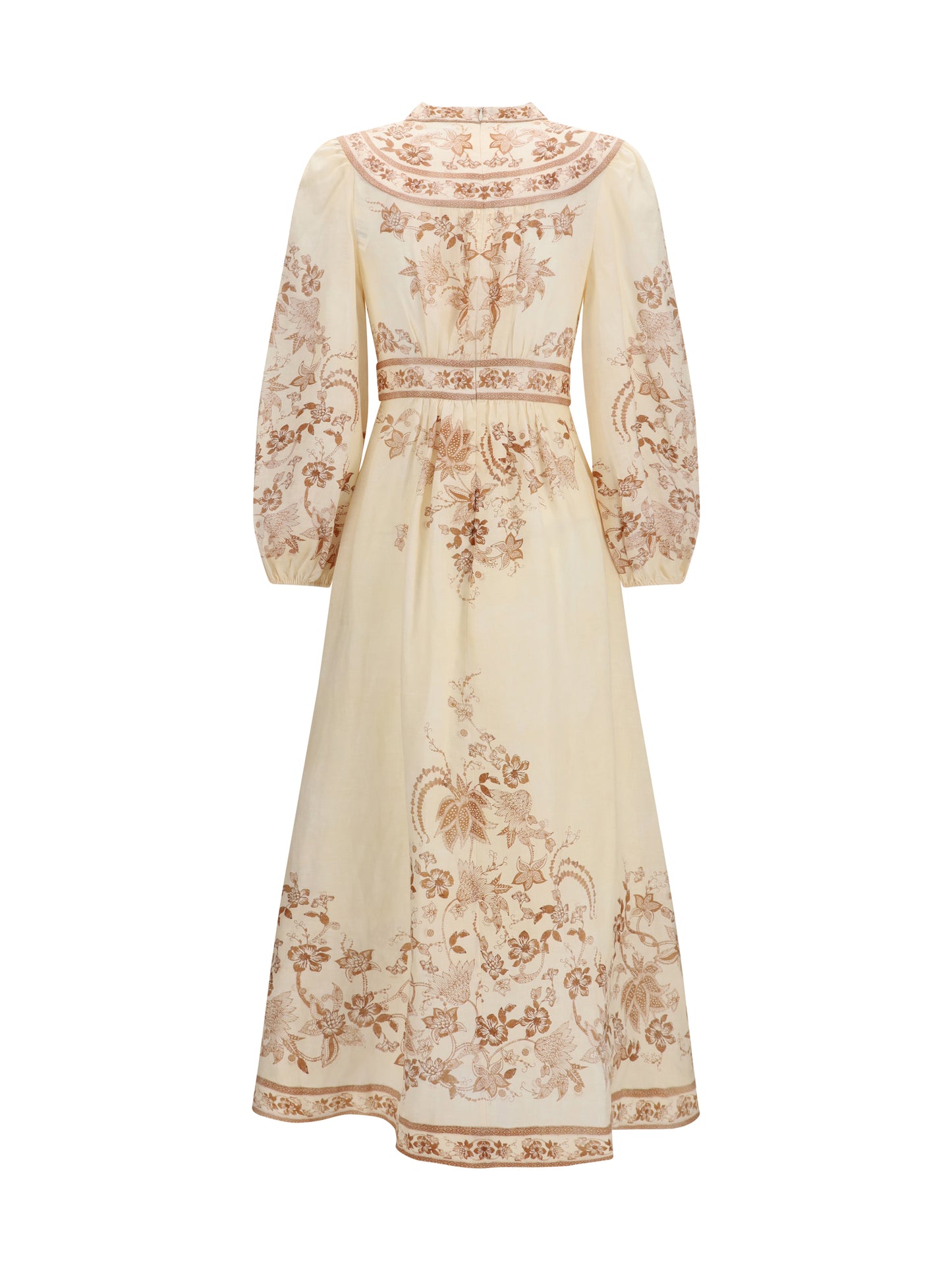ZIMMERMANN Indra Plunge floral Dress