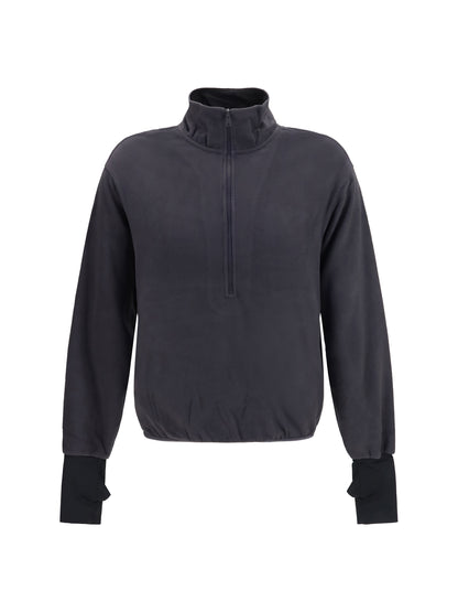 Entire Studios Shell fleece zip Jacket - Black