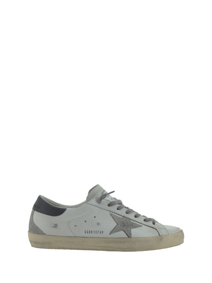 Golden Goose Superstar goat leather Sneakers - White/Ice/Dark Gray