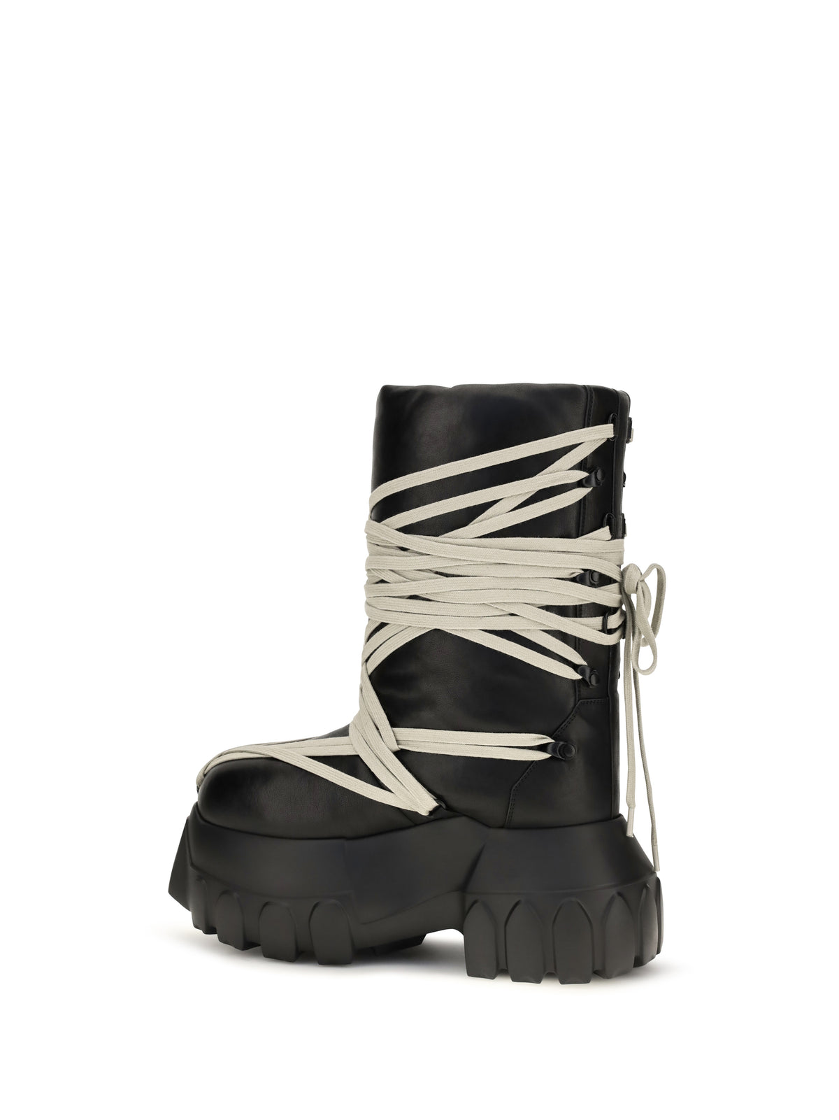 Rick Owens Megalace Lunar Mega Tractor knee-high Boots