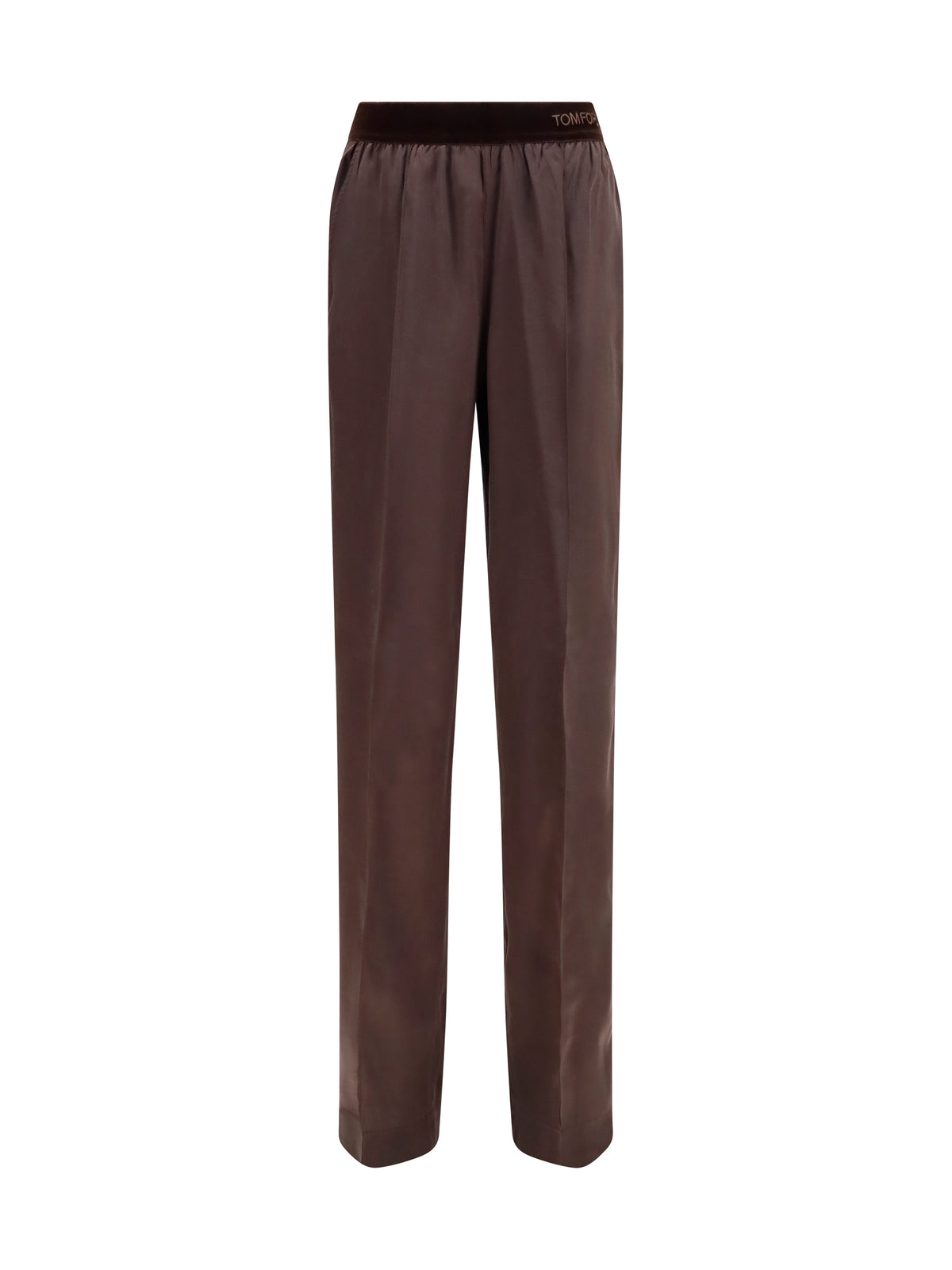 Tom Ford Stretch silk satin Pants - Espresso