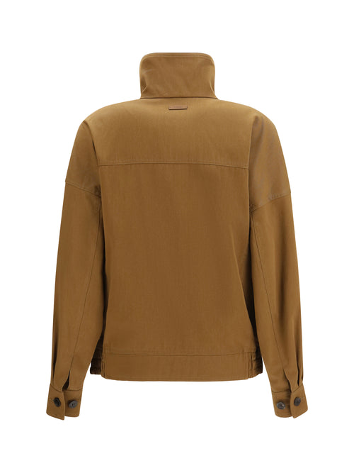 Saint Laurent Cotton serge Jacket - Marron Clair