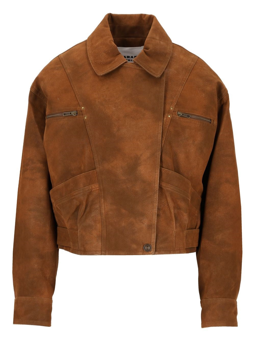 Marant Etoile "Belma" Biker Jacket - Brown