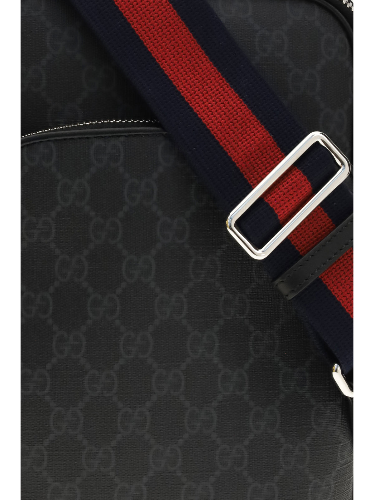 Gucci GG Supreme Shoulder Bag - Black/Black/Brb/Blk