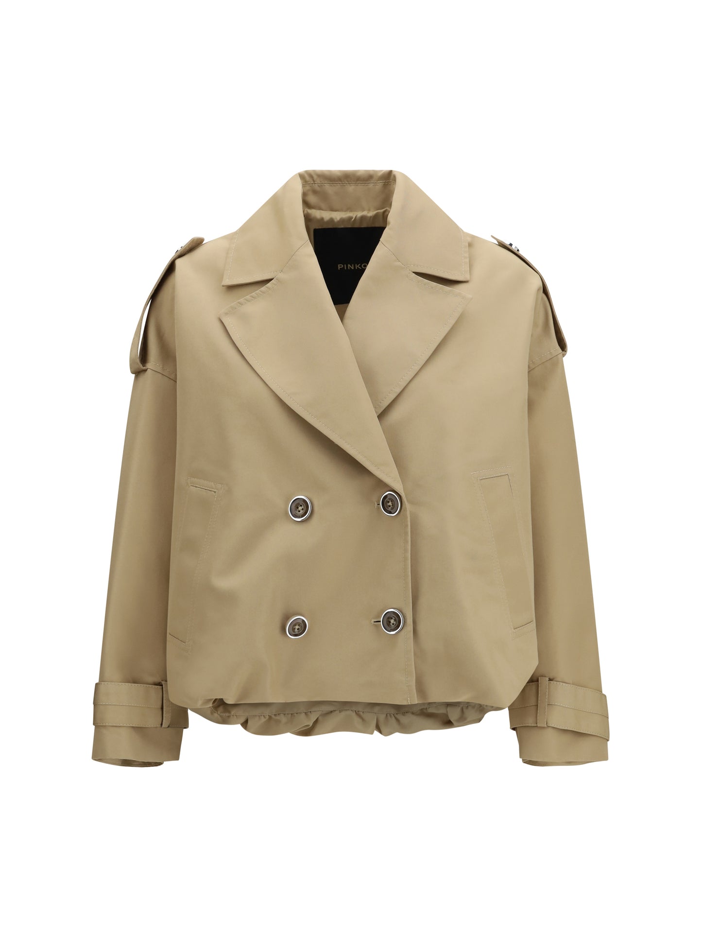 PINKO Short double-breasted Triscia Trench
