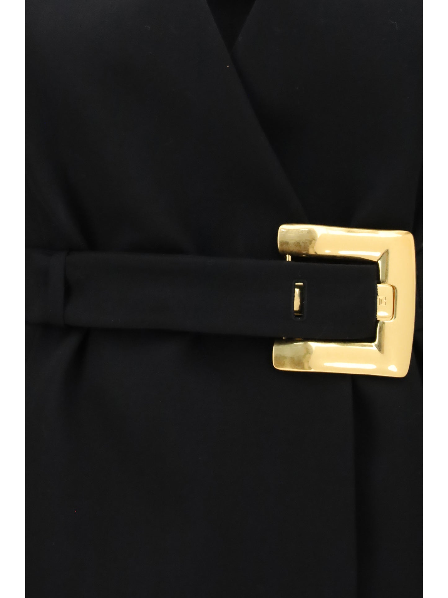 BALMAIN Grain de poudre Blazer with belt