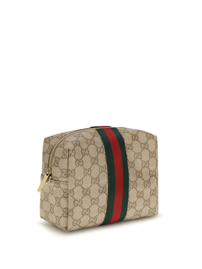 Gucci Mini Camera Bag Shoulder Bag with Web - Vin.San.Br/Dk.Br/Vrv