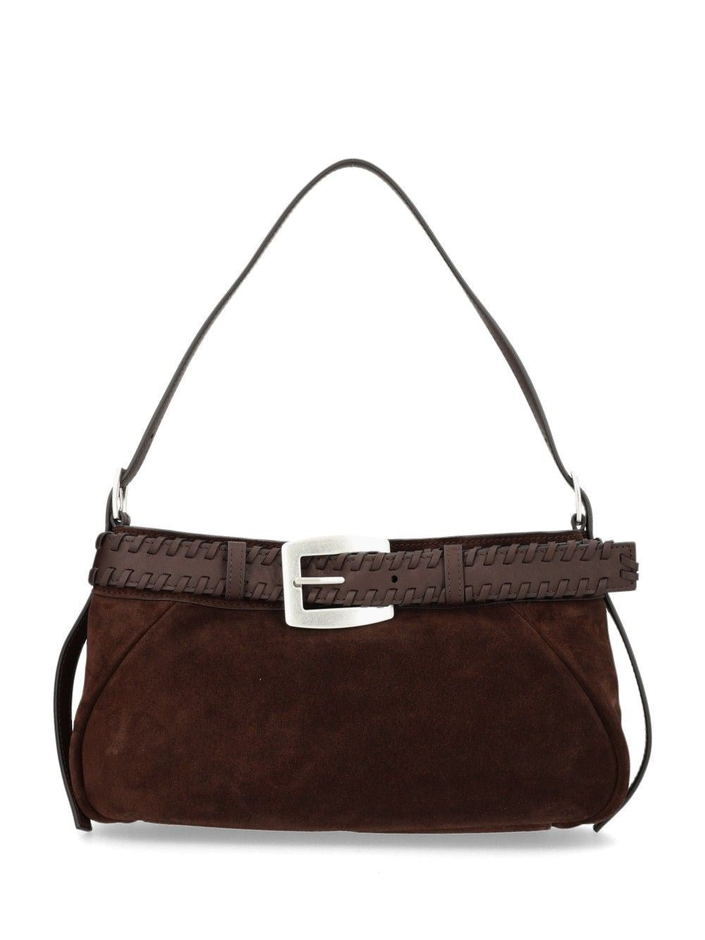 Staud "Brooklyn Husk" Shoulder Bag - Brown