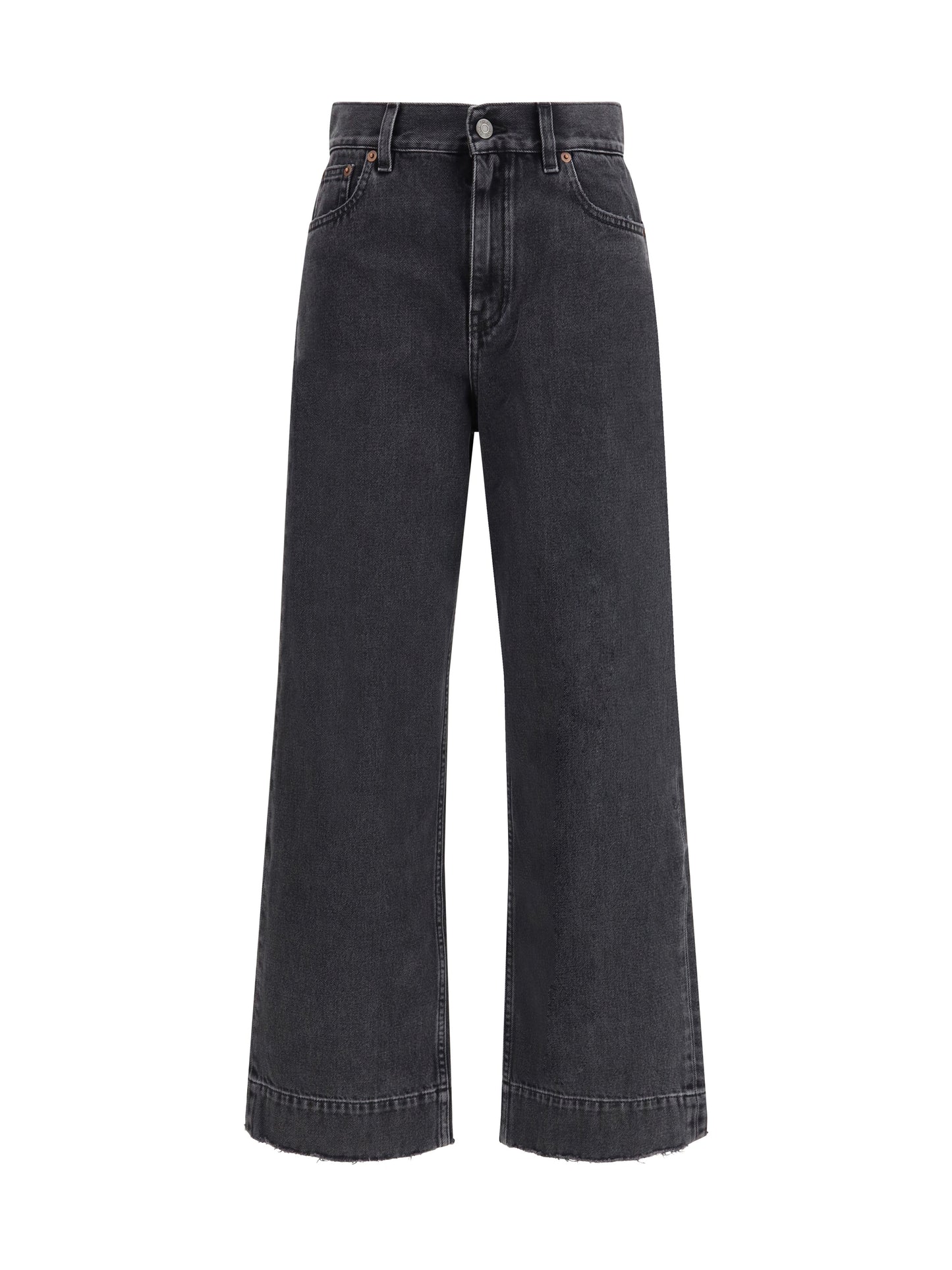 CHLOÉ High-Waisted Cropped Denim Jeans