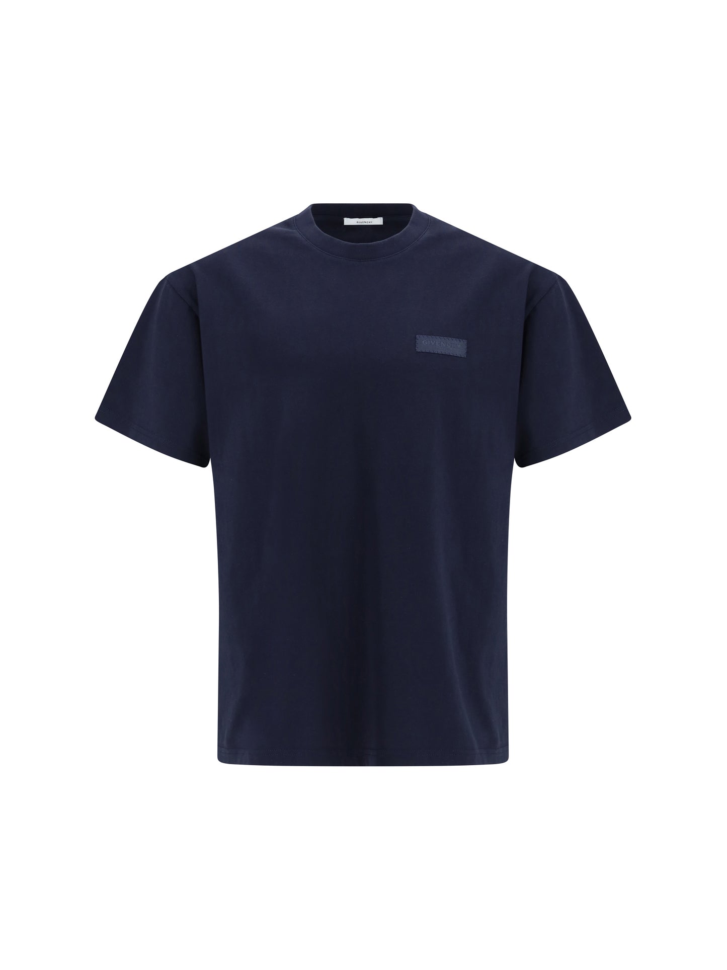 GIVENCHY Cotton T-Shirt with logo patch