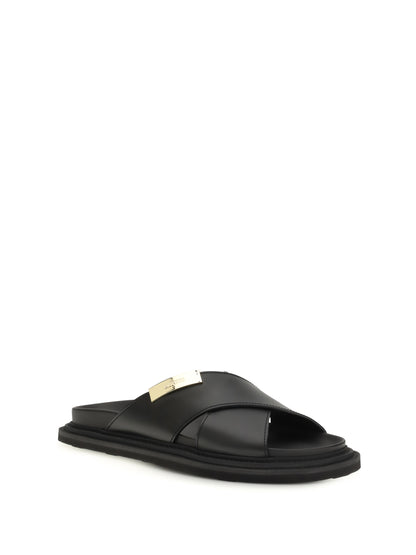 MOSCHINO Leather Sandals