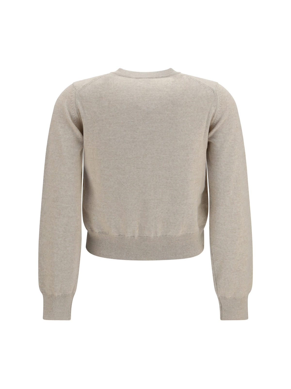 Maison Kitsuné Baby Fox Cardigan - Light Beige Melange