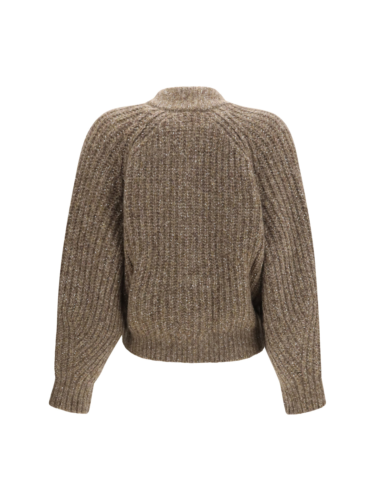 Brunello Cucinelli Sequin Cardigan - Fango+Camel