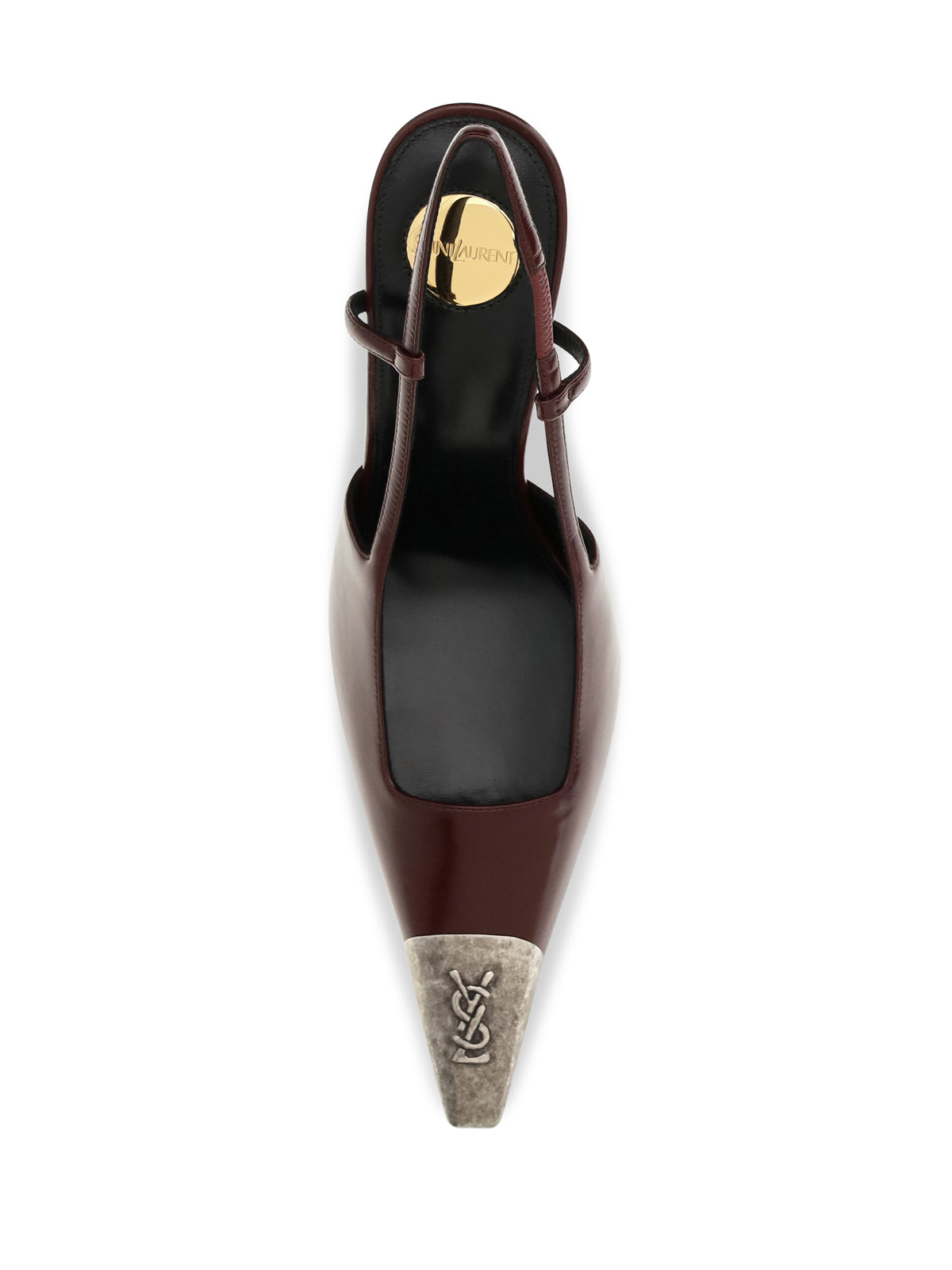 Saint Laurent Jeanne smooth leather Pumps - Vintage Burgundy/Vin