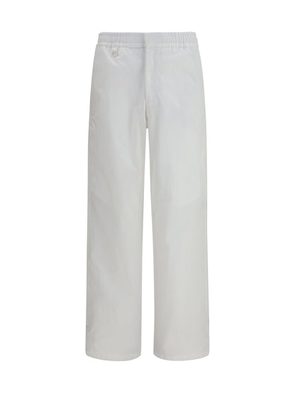 Laminar Straight leg Pants in tech cotton twill - White