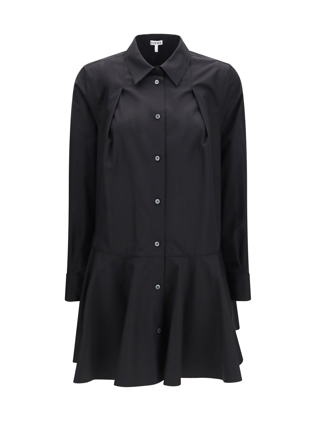 Loewe Cotton shirt Dress - Black