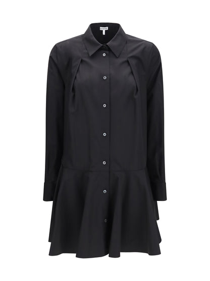 Loewe Cotton shirt Dress - Black