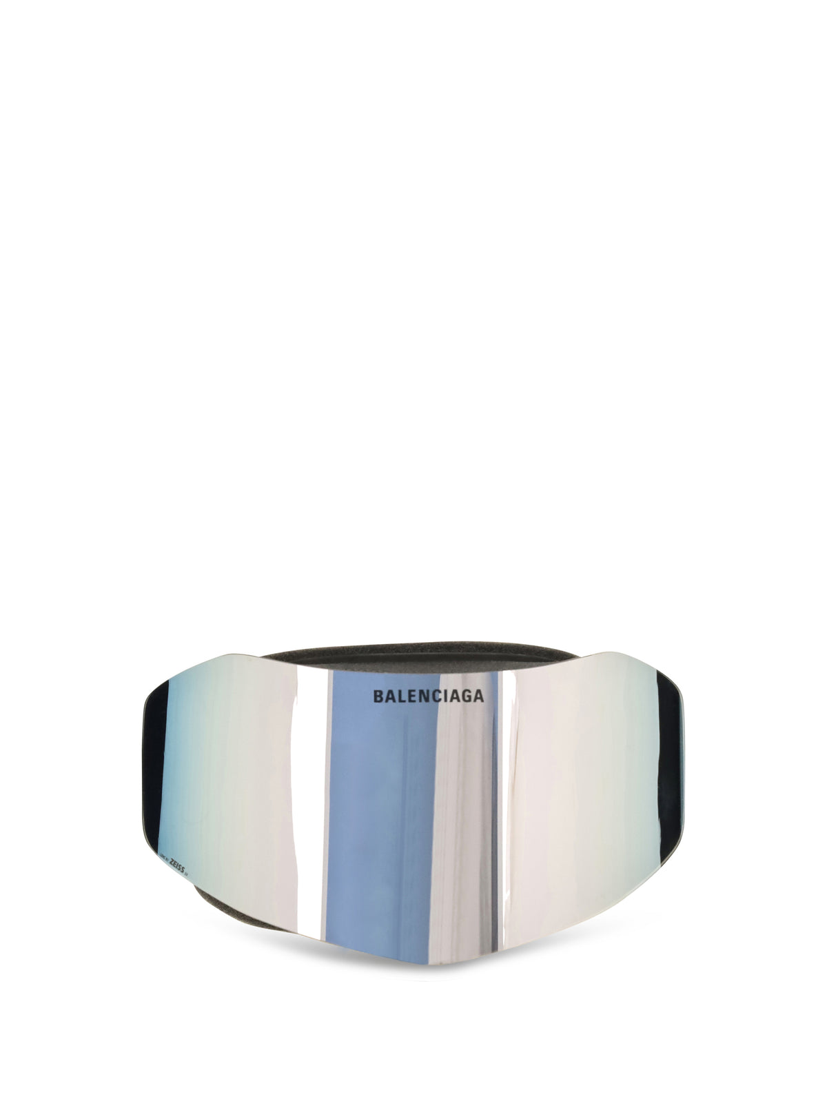 Balenciaga Mirrored Ski Mask Sunglasses - Mirror Silver