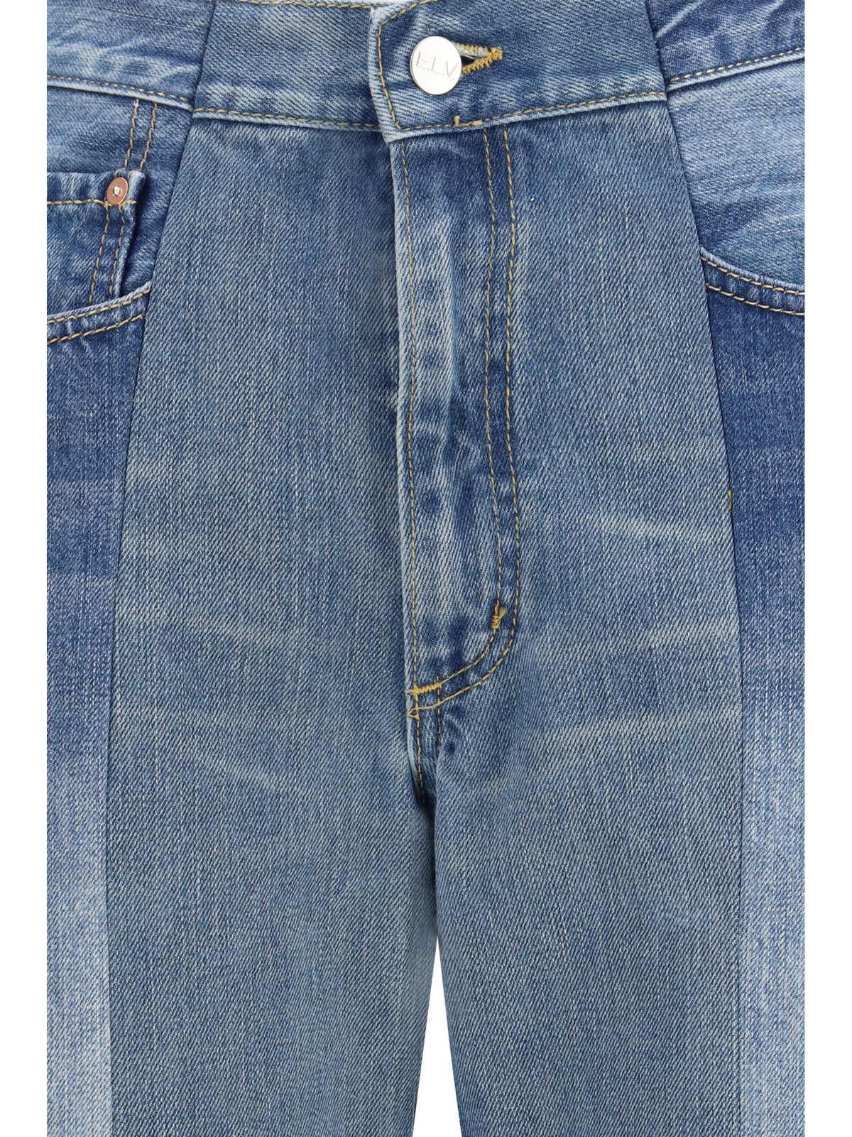 E.L.V. Denim Arcola Jeans - Dark/Mid Blue
