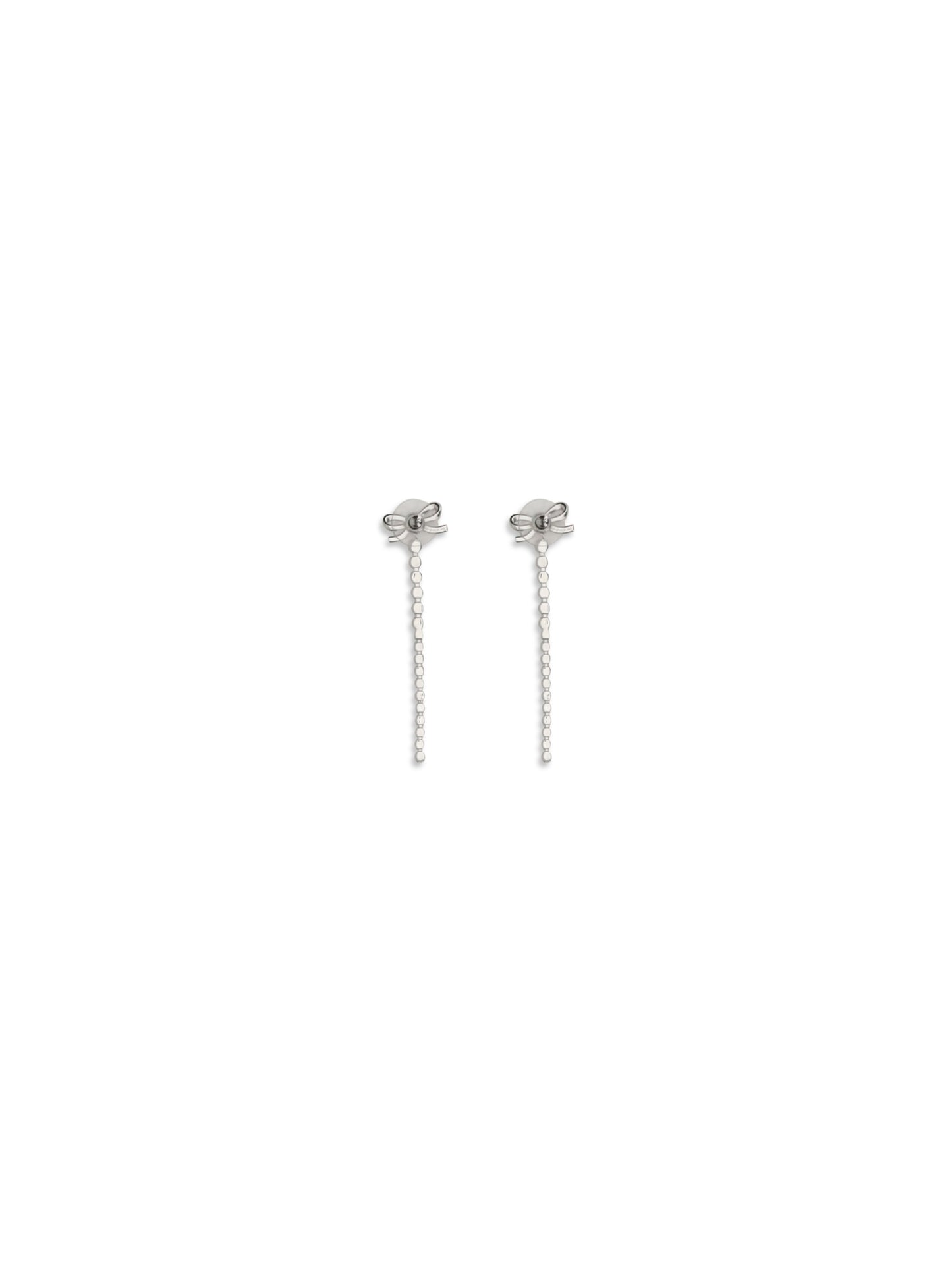 SELF-PORTRAIT Crystal Bow Droplet Earrings