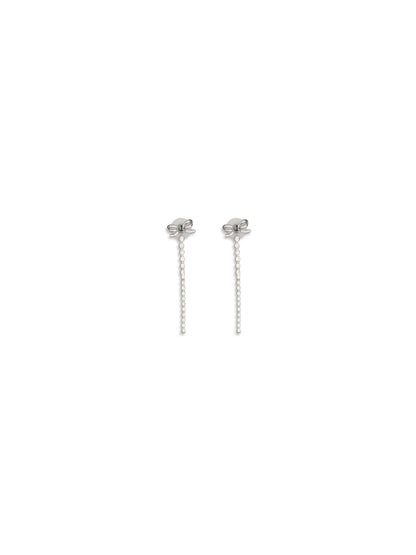 SELF-PORTRAIT Crystal Bow Droplet Earrings
