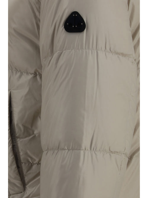 Moose Knuckles Reversible Queens Puffer Jacket - Alabaster/Alabaster