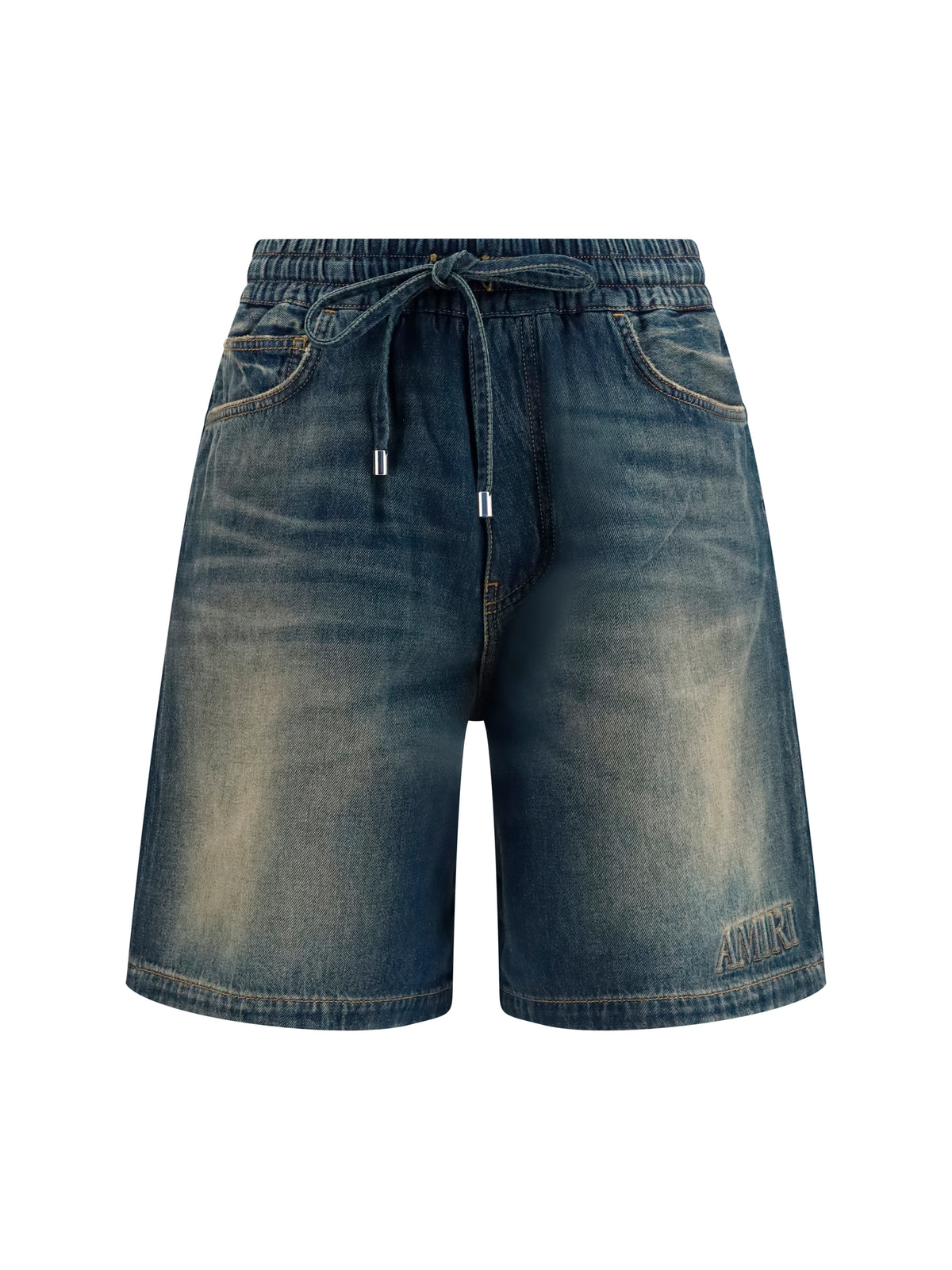 Amiri Drawstring denim Shorts - Sandstone
