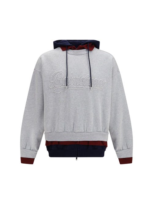 Balenciaga Three-layer Hoodie - Heather Grey