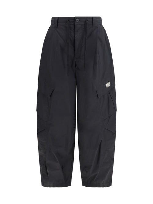 Dolce & Gabbana Cotton gabardine Pants - Black