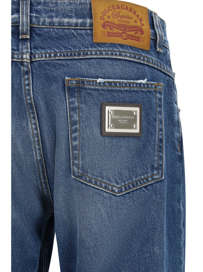 DOLCE & GABBANA Straight-leg denim Jeans