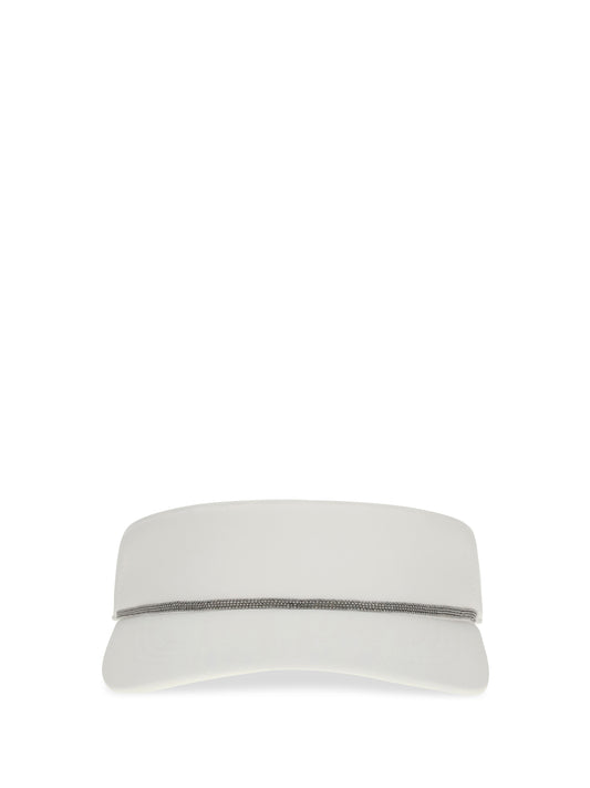 BRUNELLO CUCINELLI Nylon Visor with Shiny Band