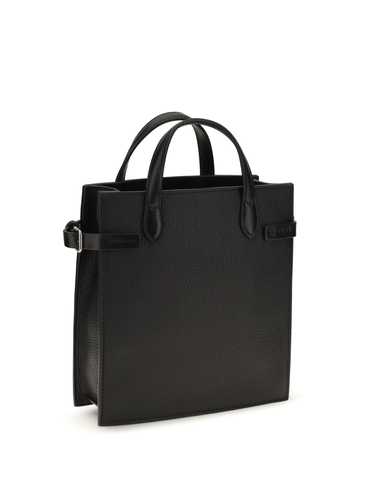 Valentino Garavani Small Antibes grainy leather Handbag - Black