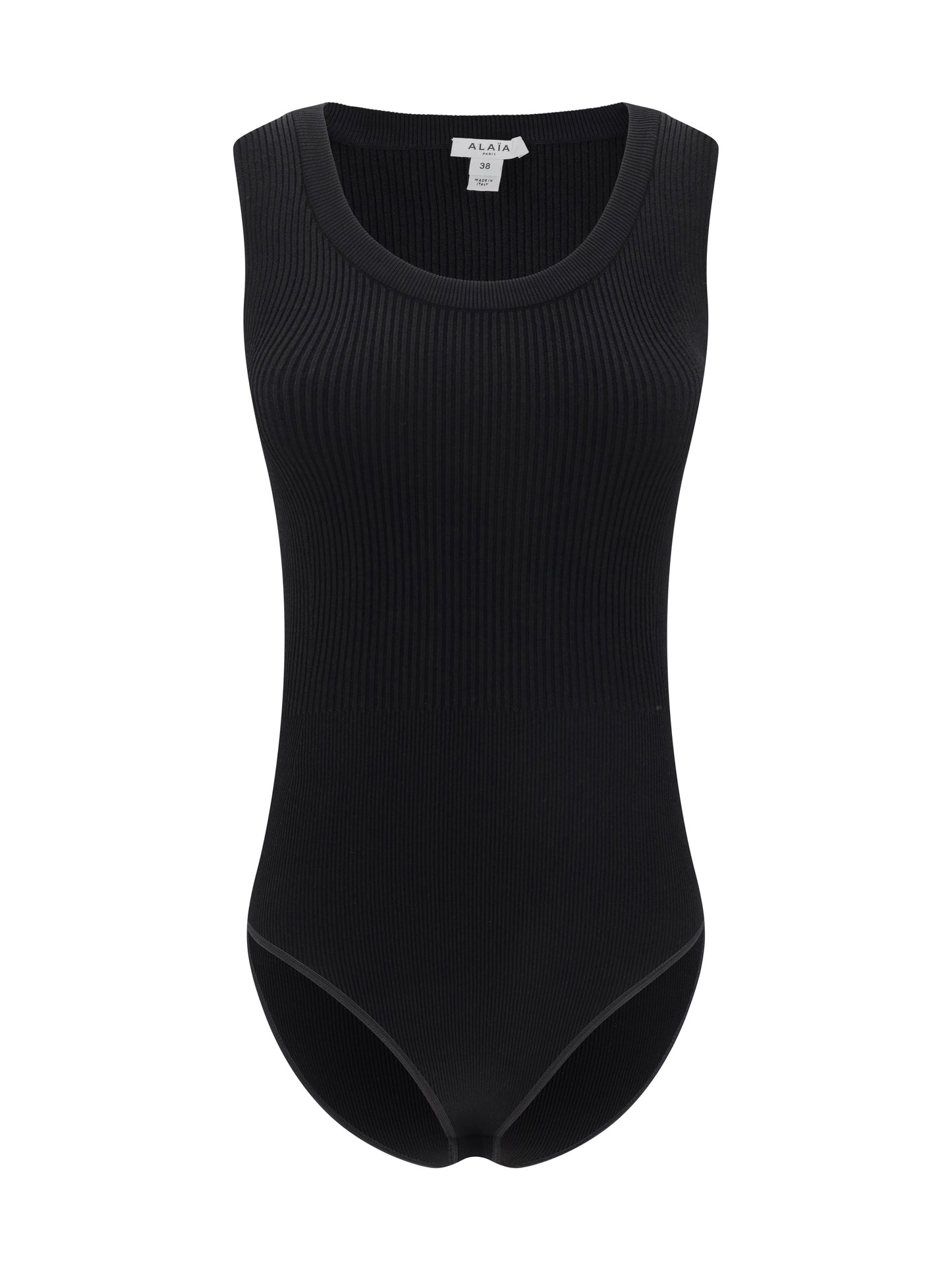 ALAÏA Ribbed design Bodysuit