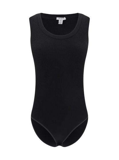 ALAÏA Ribbed design Bodysuit