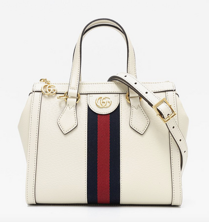 Gucci Ophidia Leather Tote Bag