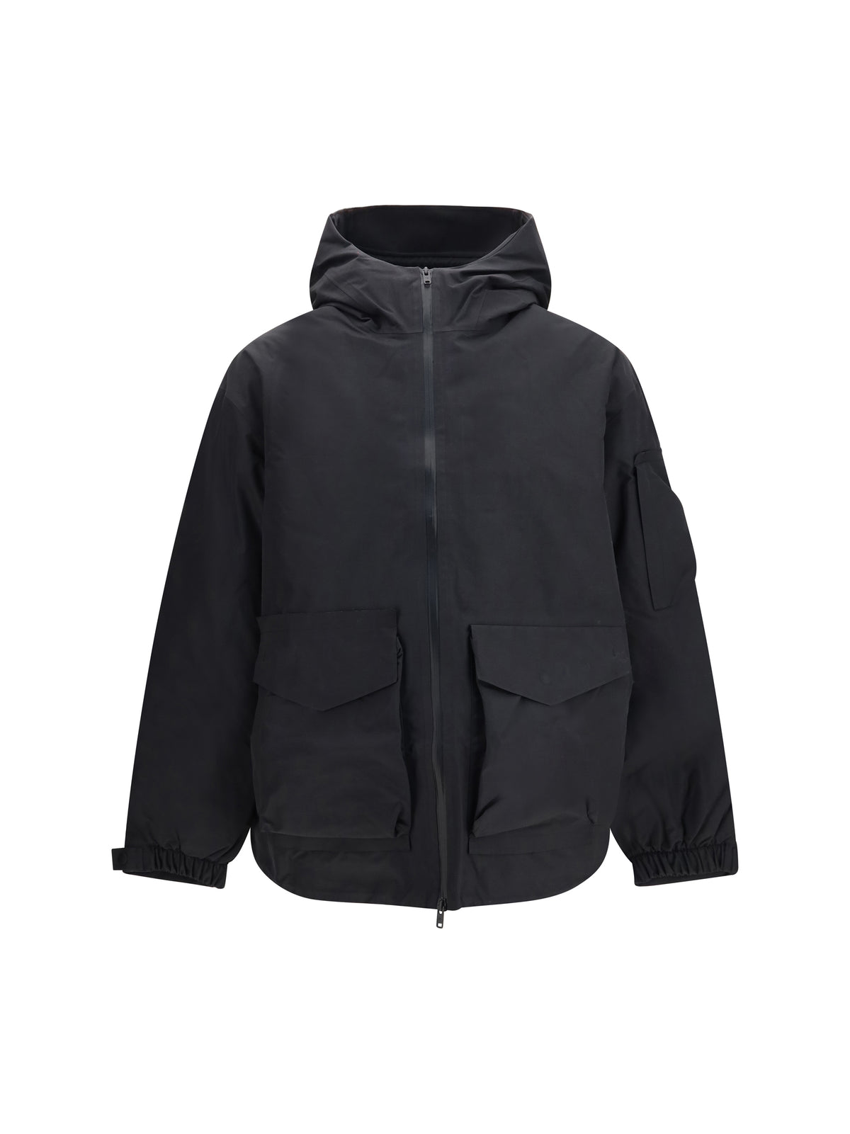 Y-3 GTX hooded Down Jacket - Black