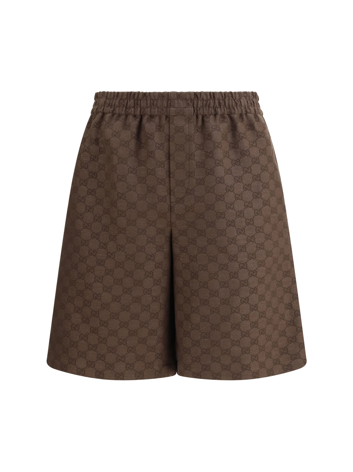 GUCCI GG fabric Shorts in a linen blend