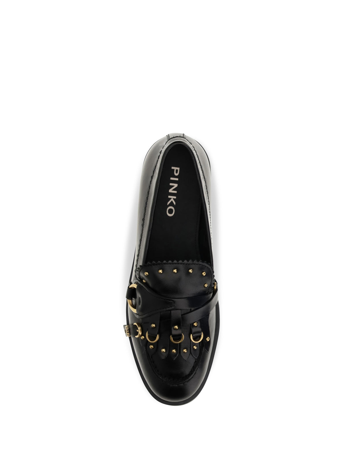 Pinko Nora leather Loafers - Black