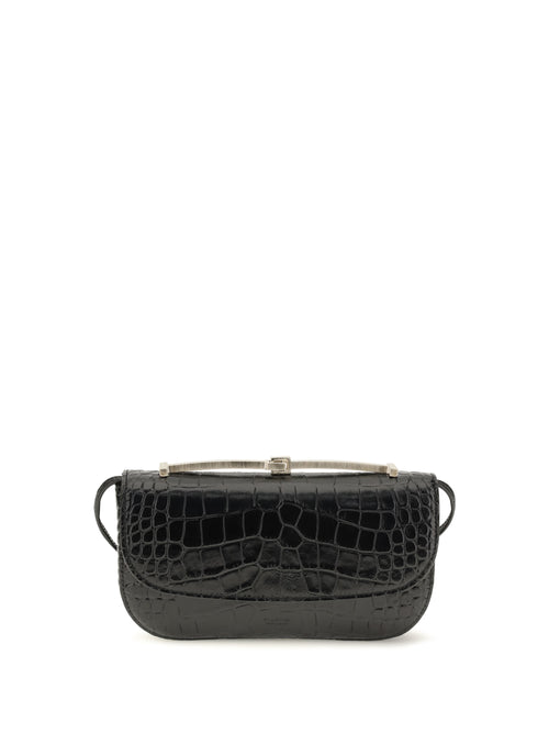 Tom Ford Crocodile-print leather Shoulder Bag - Black