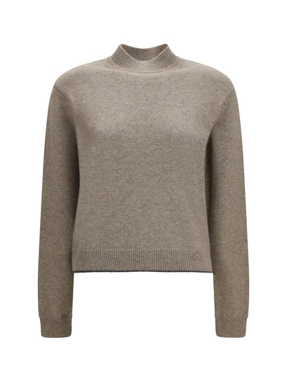Jacquemus La Maille cashmere creweck Sweater - Beige