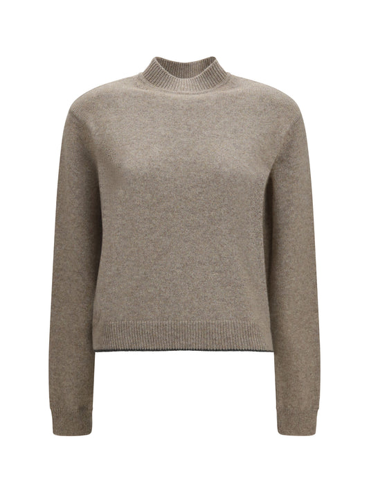 Jacquemus La Maille cashmere creweck Sweater - Beige
