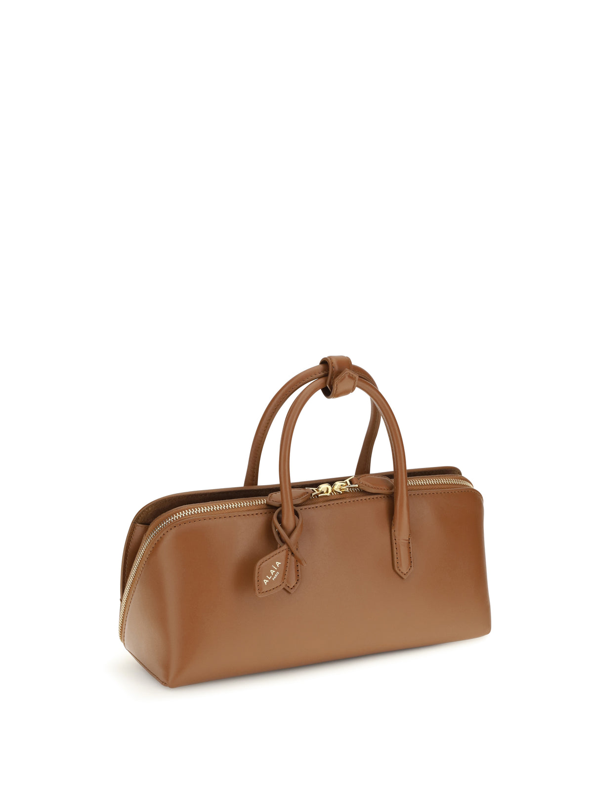 Alaïa Small Delta nubuck Handbag - Ambre