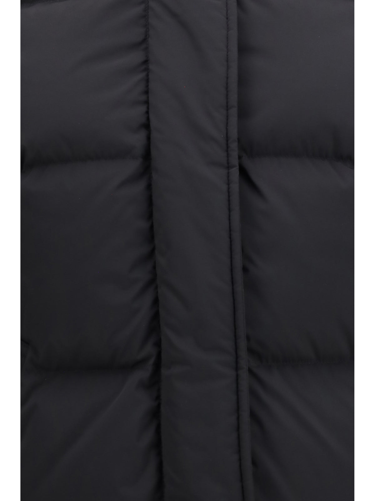 Woolrich Kelly quilted long Down Jacket - Black
