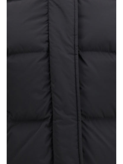 Woolrich Kelly quilted long Down Jacket - Black