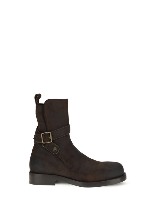 BURBERRY Ledger Jodphur leather Boots