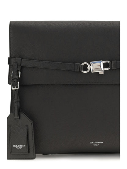 Dolce & Gabbana Calf-leather Shoulder Bag - Black